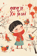 Chinese new year card 