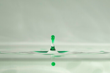 farbe tropfen wasser grün