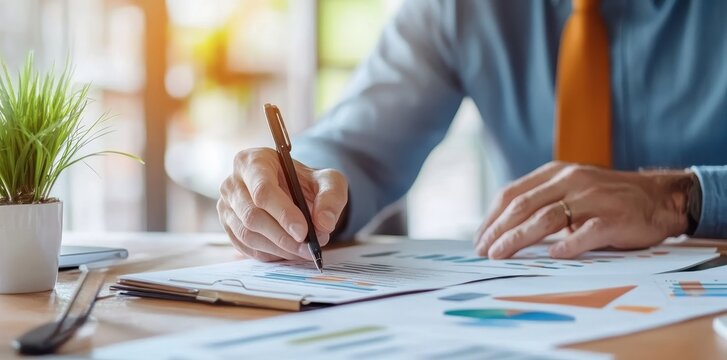 Financial advisor guiding a couple through retirement planning for a secure and comfortable future.