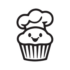 illustration of a cupcake