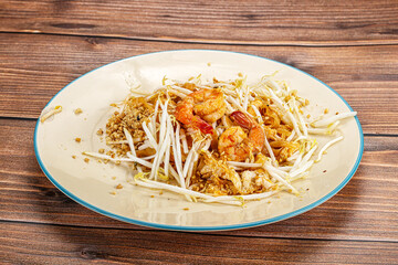Pad thai - noodle with shrimps
