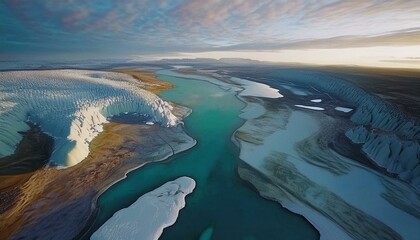 Wildlife adapts to this stunning, frozen habitat.  
