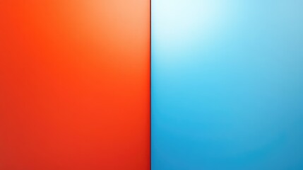 two color background with versus concept.