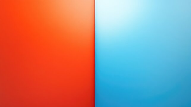 two color background with versus concept.