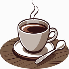 Obraz premium vector drawings of coffee, cup of coffee