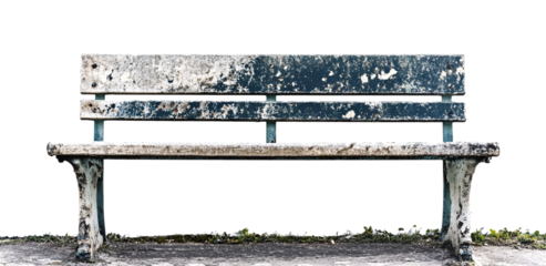 Stylish Bench for Home & Garden Use - Isolated on White Background