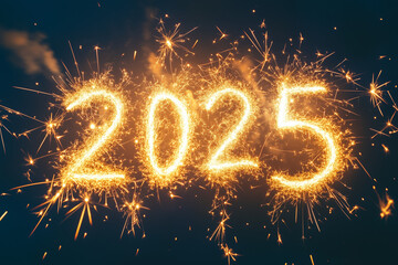 new years 2025 fireworks scene