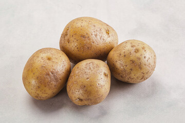 Fototapeta premium Young small raw baby potato
