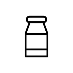 Bottle icon with simple and modern design