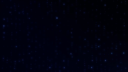 Abstract dark blue dots and lines wave wall background. Particles pattern with halftone effect. Glowing digital futuristic sci fi concept with shiny elements. 