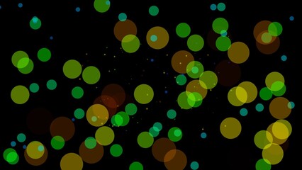 Abstract blurred bokeh background with soft colorful lights. Beautiful light bokeh background.