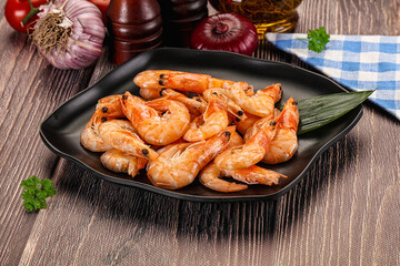 Steamed red prawn with spices