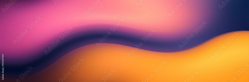 Poster smooth gradients create mesmerizing contrasts in abstract art composition