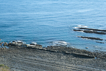 宮崎の堀切峠から見る鬼の洗濯板