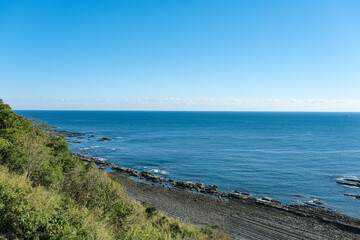 宮崎の堀切峠から見る鬼の洗濯板
