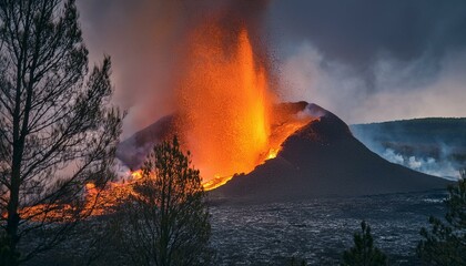 Volcanic activity can lead to increased geothermal energy potential.  