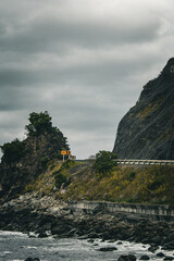 Scenic highway in New Zealand