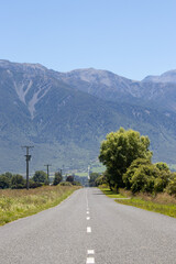 scenic road in the mountains Mt Fyffe, new zealand