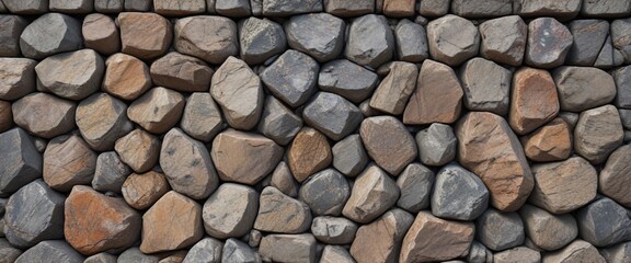 Weathered granite wall with intricate pattern, texture, architectural element, stone