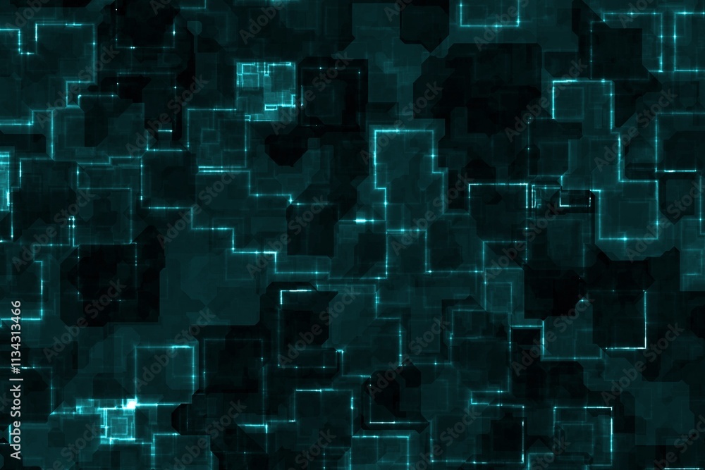 Poster nice design light blue web electronic glow computer graphic background or texture illustration