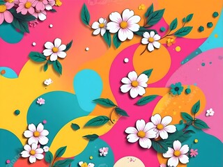 Fototapeta premium elegant spring background