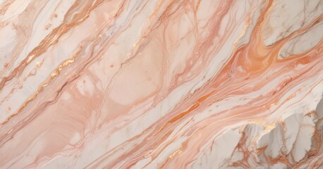 Marbleized stone background with peach fuzz finish and subtle shimmer, peach fuzz marble, marbled effect, natural stone