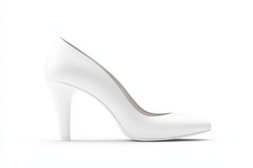 Fototapeta premium Elegant solid-color high heel mock up ideal for fashion showcases and online stores