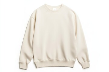 Solid-color sweater mock up showcasing clean design and soft texture for fashion display