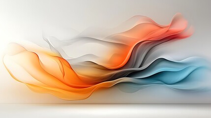 Abstract modern art with bold colorful wave patterns, intricate fluid dynamics, smooth elegant curves, high-impact design, and dynamic energetic composition, stunning textures 