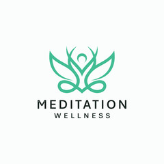 meditation wellness logo design inspiration