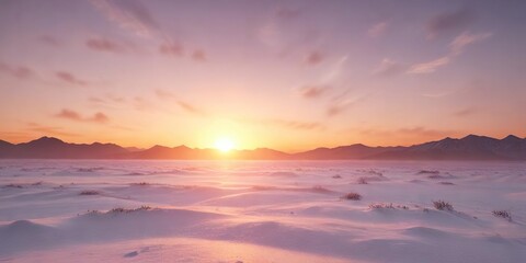 Fototapeta premium Sunset fade to white with subtle noise texture background , gentle descent, transition effect, atmospheric texture
