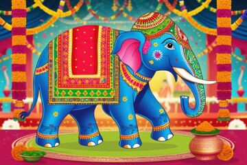 Celebration in Bloom - A Folk Art Tribute