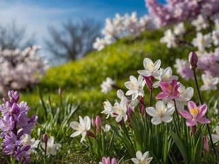 Obraz premium spring background