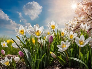 spring background