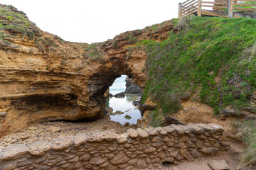 The Grotto is a sinkhole geological formation and tourist attraction at the Great Ocean Road outside Port Campbell, Victoria, Australia.