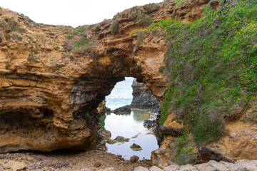 The Grotto is a sinkhole geological formation and tourist attraction at the Great Ocean Road outside Port Campbell, Victoria, Australia.