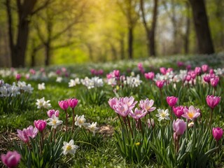 Fototapeta premium spring background