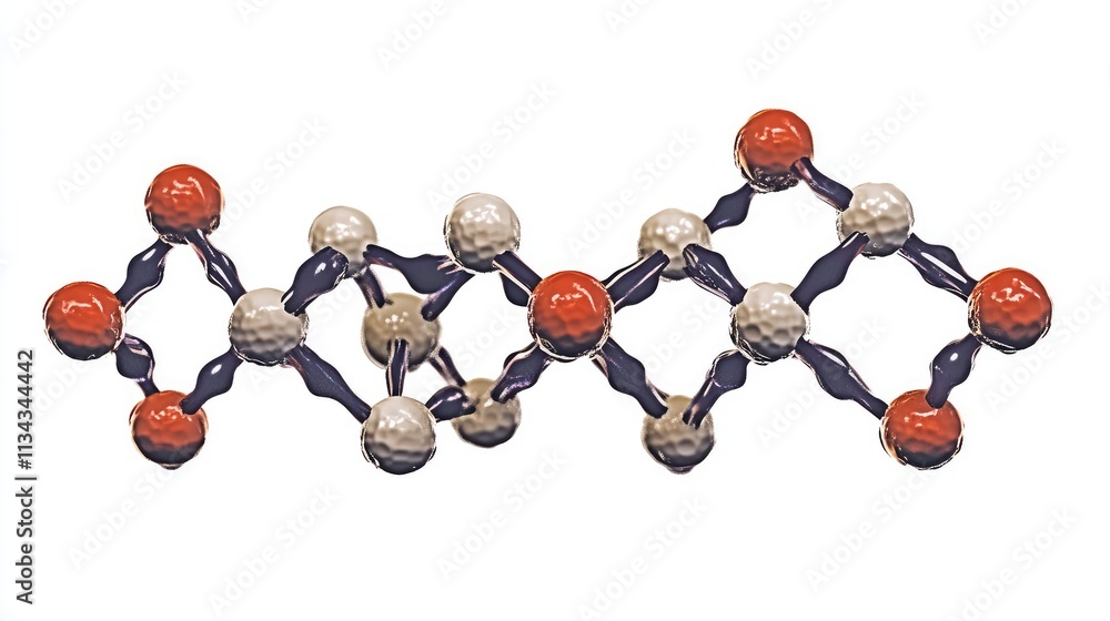 Poster a molecular structure of a steroid molecule, illustrating the four-ring carbon backbone and various 