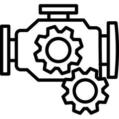 Engine Gear Icon