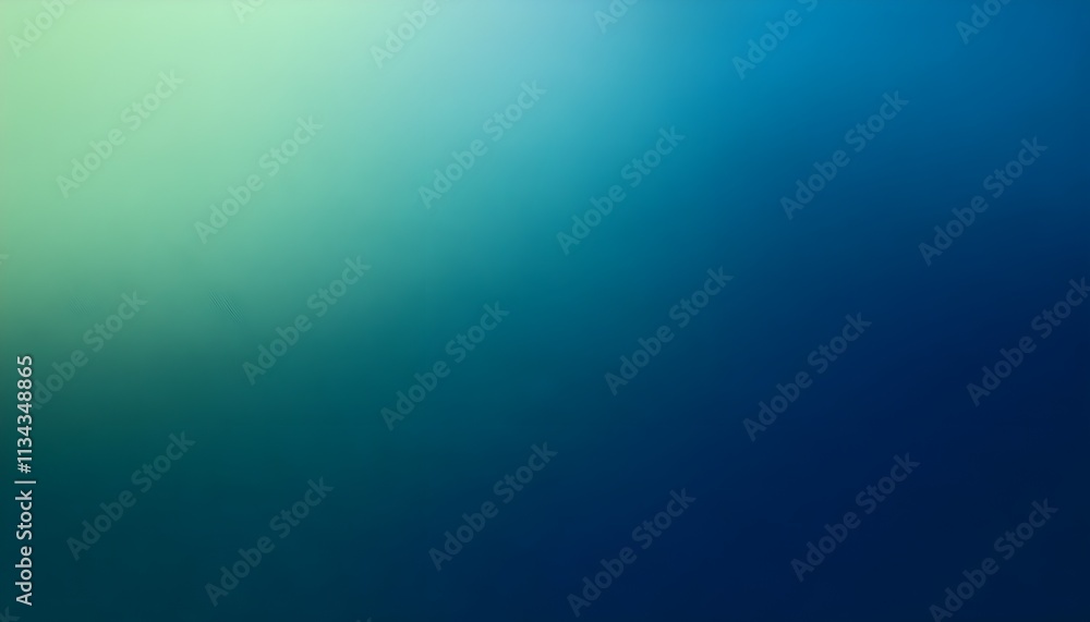 Poster a grainy gradient background in teal green and blue tones, featuring a soft glowing noise text