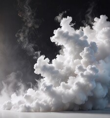 Whispy Vapors Rising in Air with Ethereal White Liquid Smoke Fog , misty landscape, soft focus