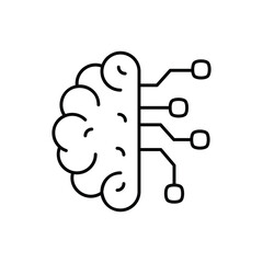 Machine Learning vector icon