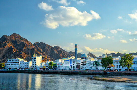Muttrah Corniche, Muscat, Oman. Travel and summer tourism in Arab countries	