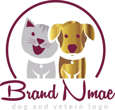 Logo design face little dogie for busines logo