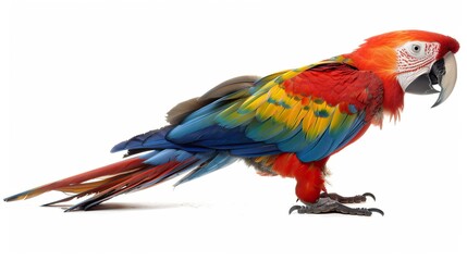 Scarlet Macaw, A Vibrant Tropical Bird