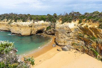 The Razorback Lookout at Port Campbell National Park in Victoria, Australia.