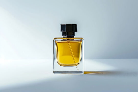 Three perfume bottles and a water or ddrinking Bottles