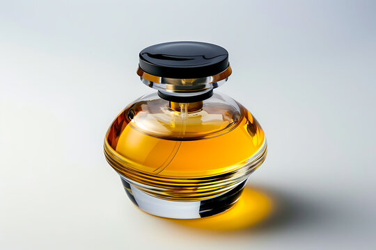 Three perfume bottles and a water or ddrinking Bottles