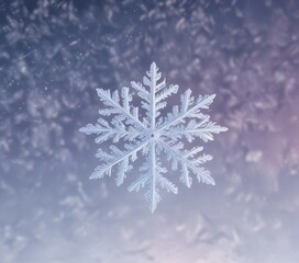 Soft focus snowflake gradient background sky with delicate white flakes, frosty morning, frosty morn, snowfall