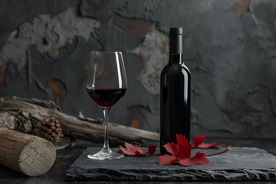 Three perfume bottles and a water or ddrinking Bottles